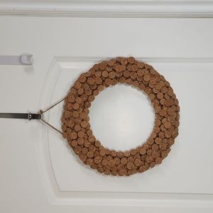 Hand Crafted Layer Natural Wine Corks Wreath / Table Decor